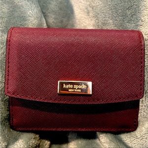 Kate Spade Leather Canvas Wallet